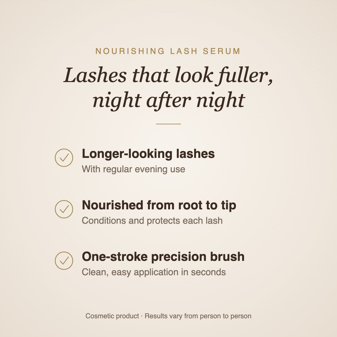 JUJUDREAM Nourishing Lash Serum benefits
